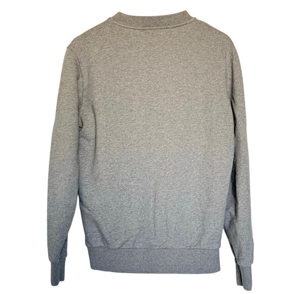 Balmain Paris Logo Printed Sweatshirt | Gray | Size Large - Picture 2 of 6